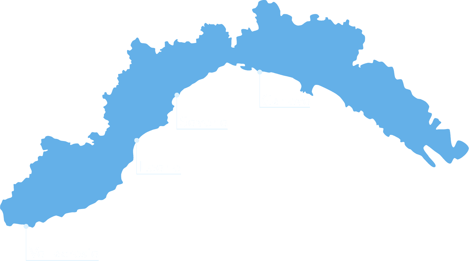 Planet Prevention, sedi in Liguria